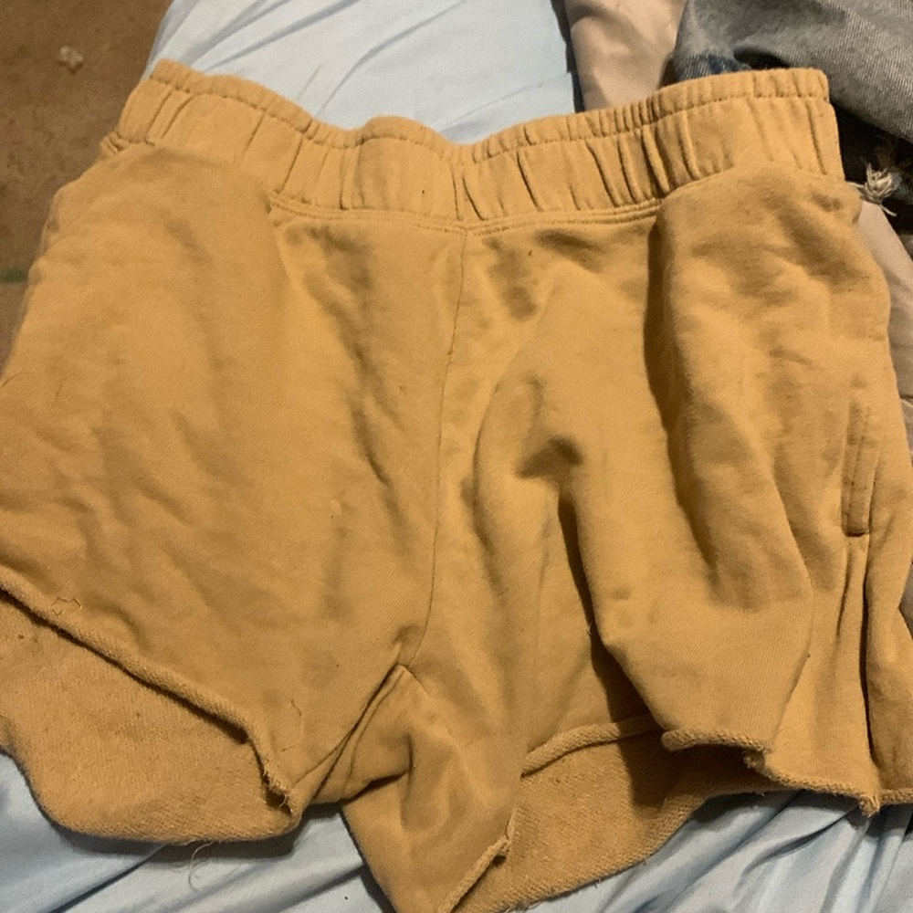 tan shorts